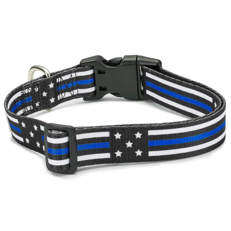 [Australia] - Thin Blue Line Dog Collar Large 