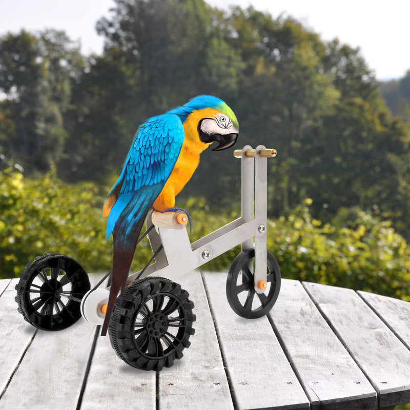 Balacoo Bird Intelligence Training Toy Parrot Puzzle Bicycle Toy Pet Parrot Bike Plaything Bird Foot Talon Toy Pet Parrot Educational Toy for African Grey Cockatoo Eclectus Conures - PawsPlanet Australia