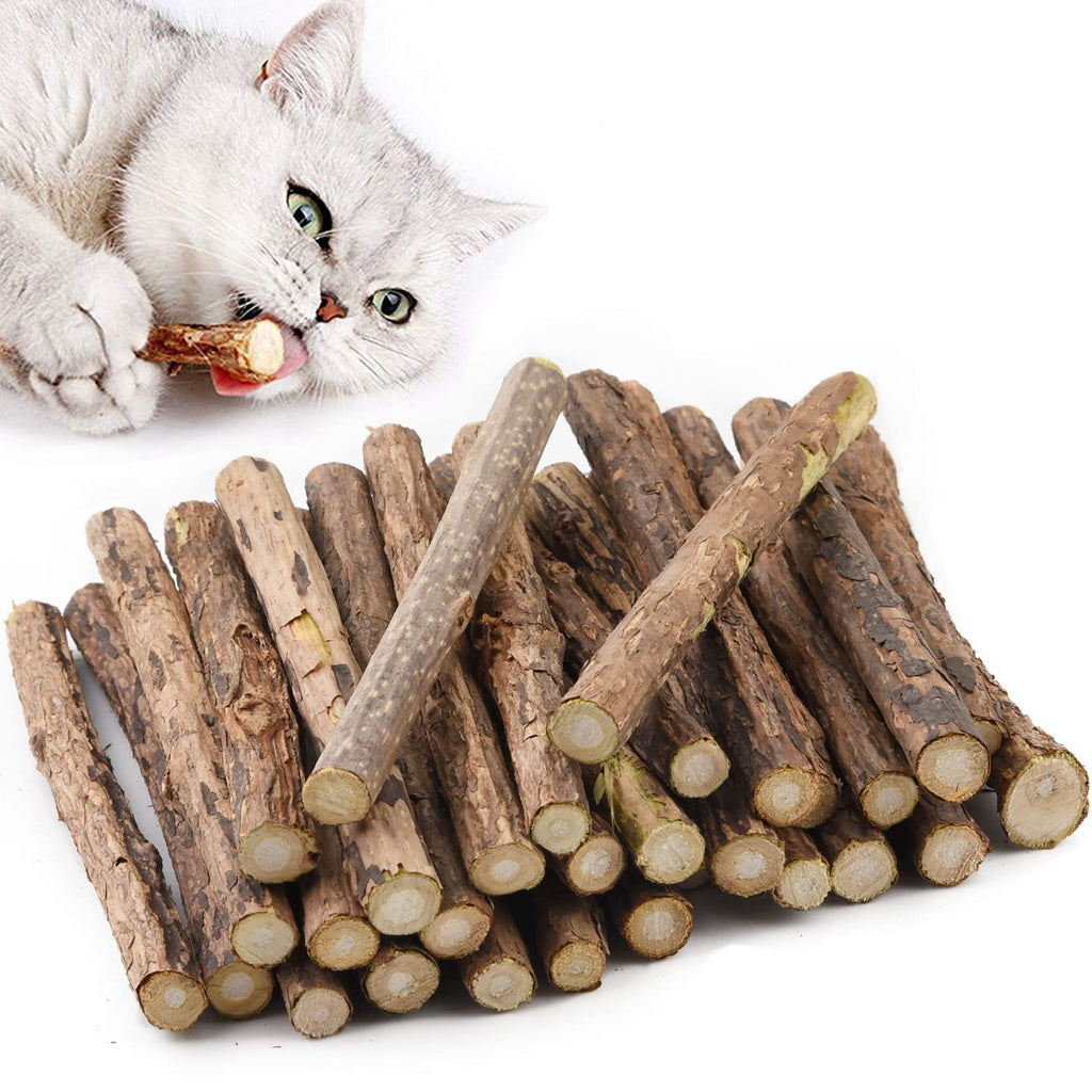 Pack of 30 catnip sticks, Matatabi cat chewing sticks, Matatabi chewing sticks as cat toys, catnip sticks for grinding teeth, Matatabi dental care - PawsPlanet Australia