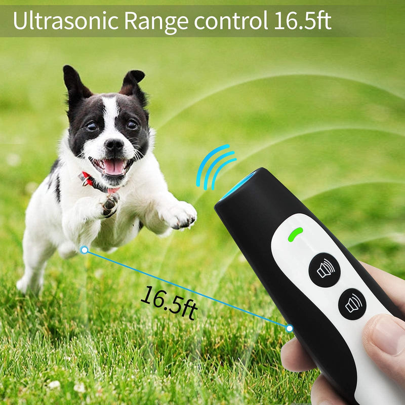 NLUS Dog Barking Deterrent Devices, Rechargeable Ultrasonic Dog Bark Deterrent 3 Frequency No Bark Control Devices 16.5 Ft Range Dog Whistles That Makes Dogs Stop Barking - PawsPlanet Australia