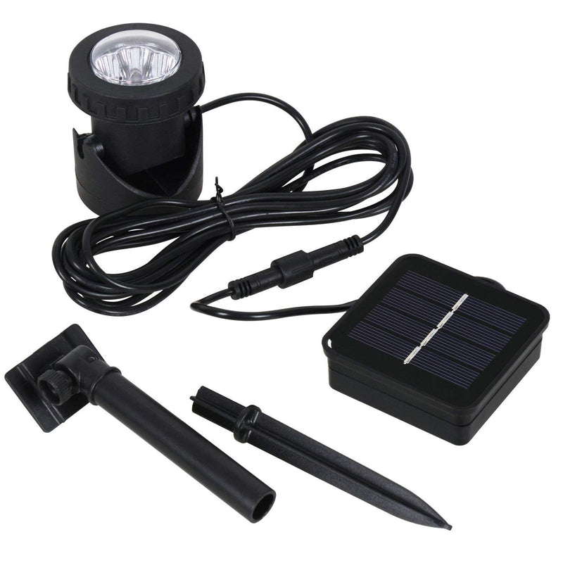 Solar Underwater Pond Light,KINGCOO Waterproof Submersible Lamps Projector Light,6LED Spotlight Fish Tank Light for Garden Pool Yard Landscape Outdoor Lighting (Warm White) Warm White - PawsPlanet Australia