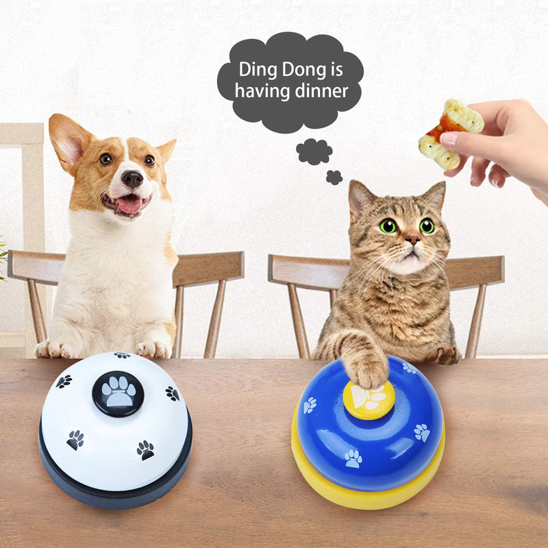 NEPAK 4 Pack Dog Bells for Potty Training + Pet Training Bells,Adjustable Door Bell,for Communication Device and Potty Training Easily - PawsPlanet Australia