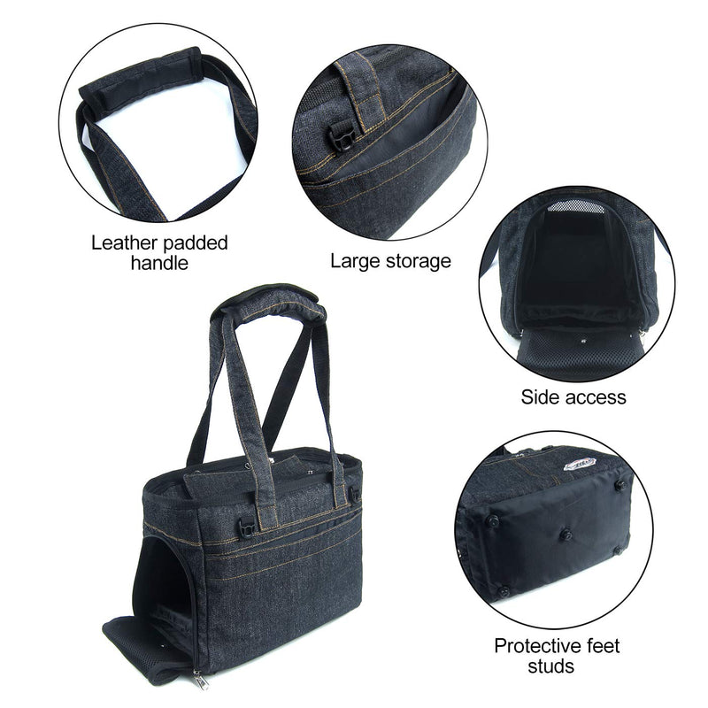 [Australia] - Alfie Pet - Gabriel Pet Carrier - Color: Black Denim 