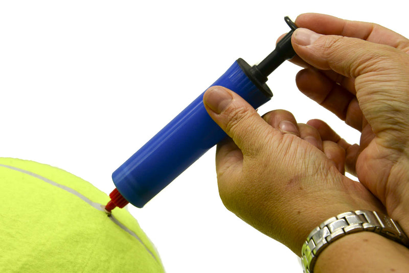 PROtastic Extra large tennis ball - with free ball pump - Great fun for you and your dog - PawsPlanet Australia