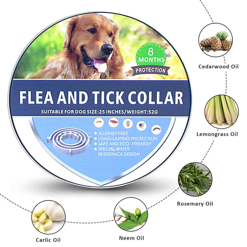 SEALUXE Flea and Tick Collar for Dogs,Flea and Tick Prevention for Dogs Flea Tick Control,Dog Flea Collars for Dogs,Puppies,All Dog Sizes - PawsPlanet Australia