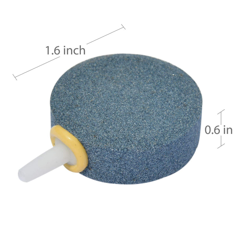 [Australia] - Pawfly 1.6 Inch Air Stone Bubble for Aquarium Fish Tank Hydroponics Pump Ceramic Airstones Diffuser, Pack of 4 