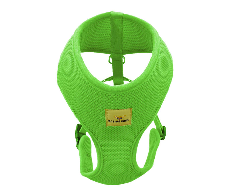 Active Dogs Dog Harness No Pull & No Choke Adjustable Pet Vest Harness for Dogs Reflective Adjustable Breathable Front Clip Pet Harness for Small Medium and Large Dogs (Medium, Lime Green) - PawsPlanet Australia