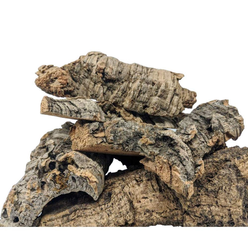 EZ Botanicals a Division of DBDPet 8oz Cork Bag - Mix of Rounds and Flats - Great for Rhacs, Geckos, Frogs, Terrariums, Vivariums, and More! - PawsPlanet Australia