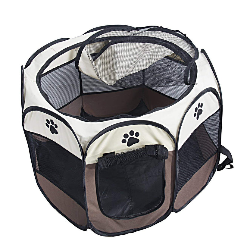 [Australia] - ZMVA Pet House Folding Cat Dog House Portable Waterproof Pet Tent Indoor & Outdoor Small Animals Shelter Lovely for Small Dog and Cat 