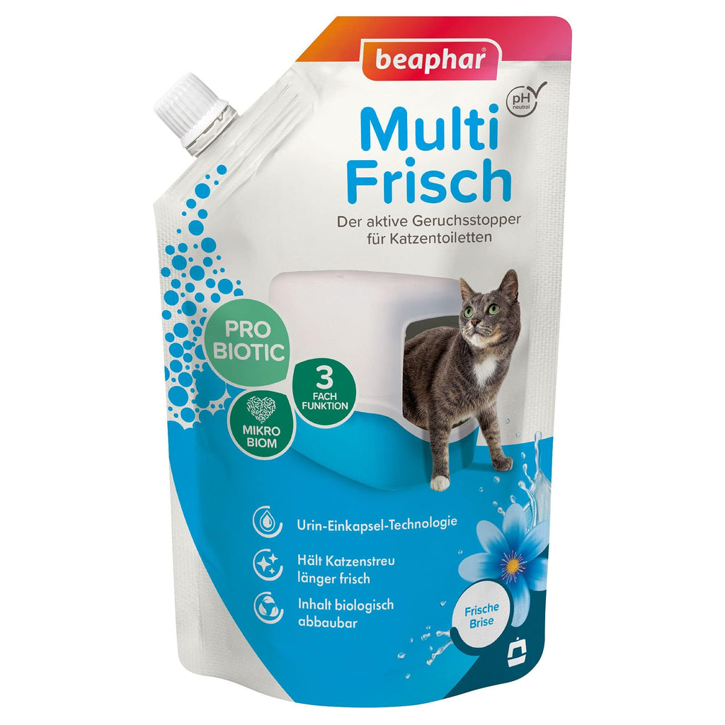 Beaphar Multi Fresh - Odor neutralizer for cat litter boxes - Extends the shelf life of cat litter - Fresh breeze scent - 400 g 400 g (pack of 1) Fresh breeze - PawsPlanet Australia