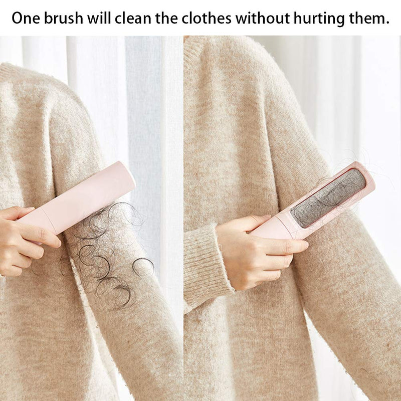 NIFTIE Reusable Travel Lint Roller With Self Cleaning - Pink/Dog & Cat Hair Remover Brush - PawsPlanet Australia