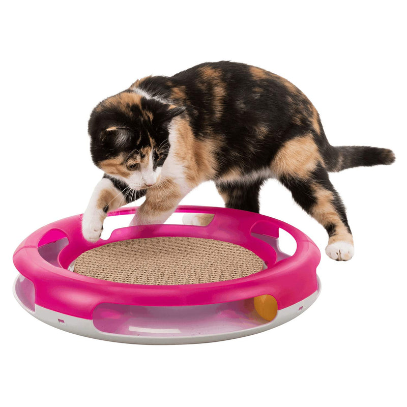 Trixie Race and Scratch, Plastic, Ø 37 cm, 0.61 kg - PawsPlanet Australia