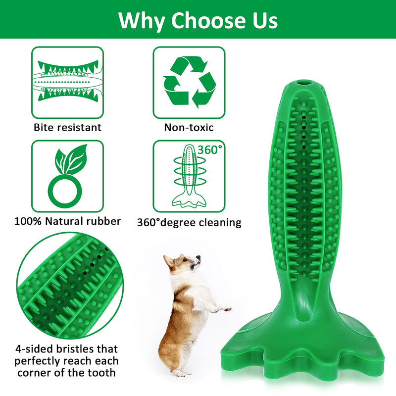 Etrustor Puppy Toys, Puppy Teething Chew Toys 100% Natural Rubber Puppy Dental Care Teeth Cleaning Stick Toy - for Puppies,Small and Medium Dogs dog toothbrush - PawsPlanet Australia