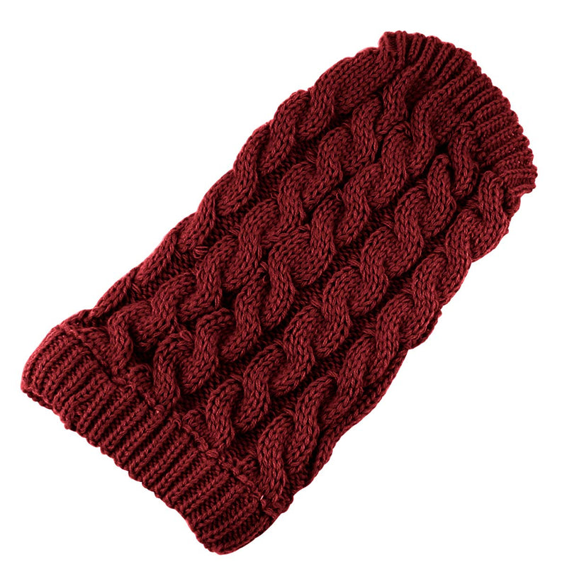 DaMohony Pet Knitting Sweater Knitwear, Dog Clothes Fashion Turtleneck Outwear XL Red - PawsPlanet Australia