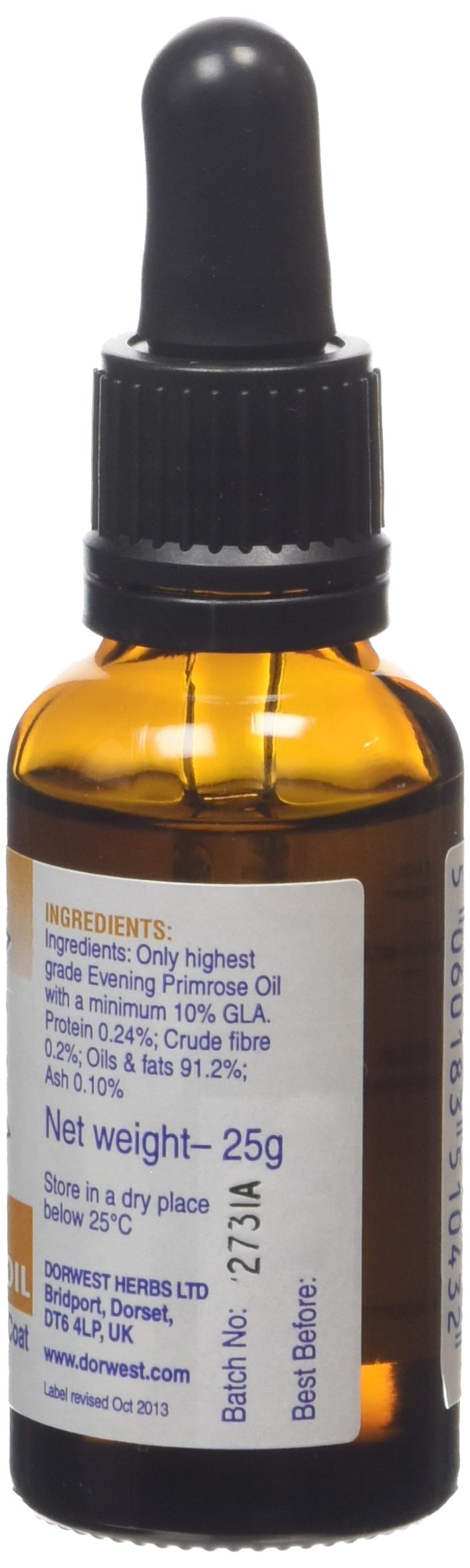 DORWEST HERBS Evening Primrose Oil Liquid for Dogs and Cats 30 ml 30 ml (Pack of 1) - PawsPlanet Australia