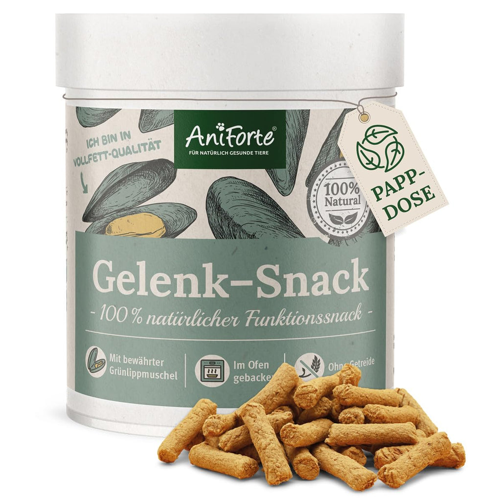 AniForte joint snack for dogs 300g with green-lipped mussel for the joints, high chicken meat content, functional snack grain-free instead of joint tablets for bones and joints snacks 300 g - PawsPlanet Australia