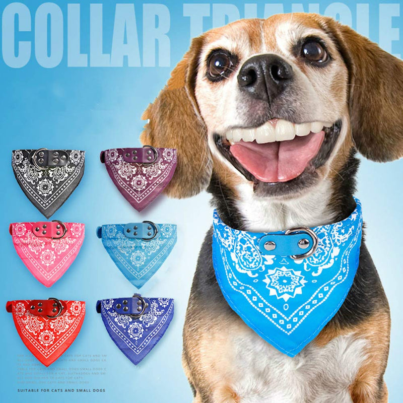 Generies 12 Pieces Triangle Pet Bibs Dog Summer Fashion Bandana Dog Collar Dog Scarf Adjustable Washable National Flavor Printing Scarf Pet for Small Dog Pets - PawsPlanet Australia