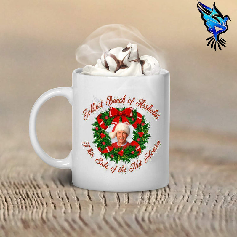 Jolliest Bunch Of A holes This Side Of The Nuthouse - National Lampoons - Christmas Vacation - Coffee Mug - Gift - PawsPlanet Australia