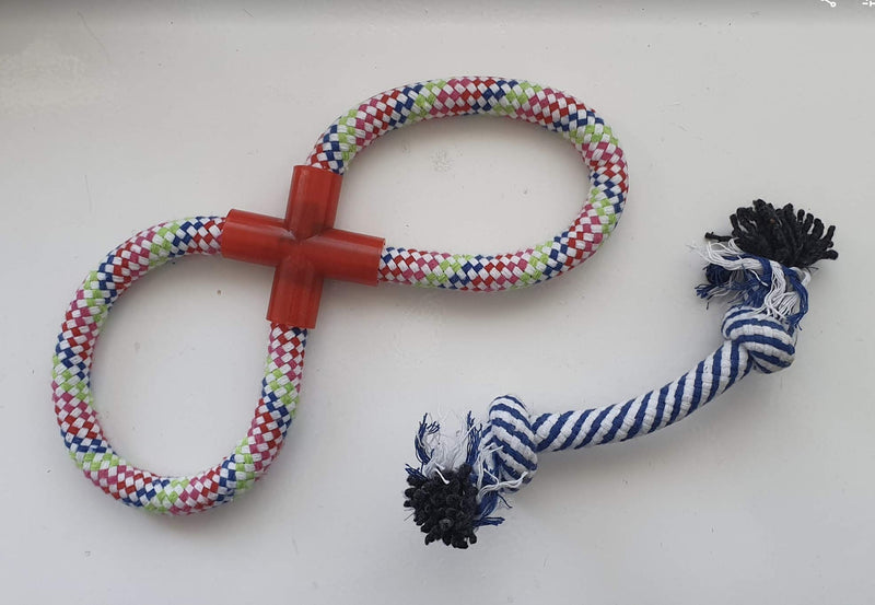 Doggy's Dozen – 13 Pack Set of Dog Toys and Ropes. Toys for Independent & Interactive Play. Ropes for Teething & Cleaning. A Bespoke set of Toys & Ropes. - PawsPlanet Australia