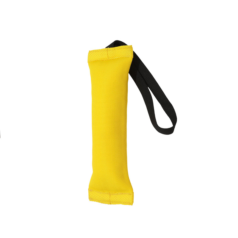 HUNTMARK Firehose Puppy Training Dummy 9.5‚Äù x 2.5‚Äù ‚Äì‚Äì Durable and Reliable Training Puppy - Waterfowl Sporting Dog Retriever Training ‚Äì Bumper for Hunting Puppies Yellow 1 - PawsPlanet Australia