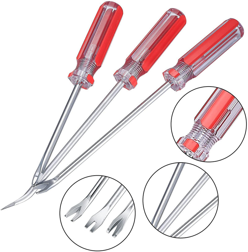 Pack of 4 staple remover with tack puller tool, upholstery construction nail puller remover tool, upholstery remover - plastic handles - PawsPlanet Australia