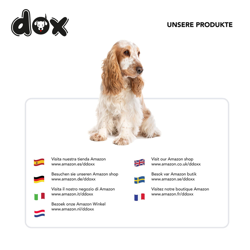 DDOXX Air Mesh Adjustable Padded Dog Collar | many colors | for small & large dogs | Collar Dog Cat Puppy | Dog collars | Cat collar puppy collar small | Black, LL - 3.2 x 45-68 cm - PawsPlanet Australia