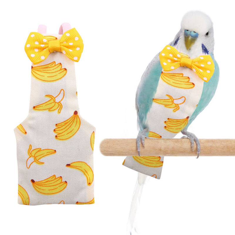 QBLEEV Cockatiel Bird Diaper Flight Suite Liners Yellow Pink Blue 3 Pack - PawsPlanet Australia