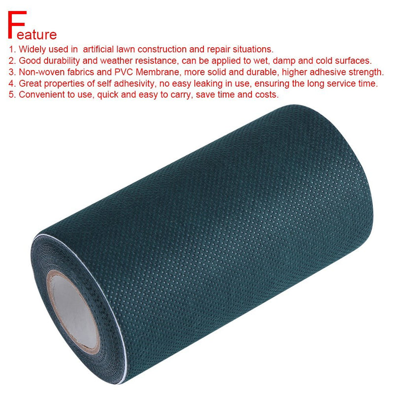 Artificial Grass Tape Self-Adhesive Seaming Tapes Synthetic Turf Seam Glue Lawn Joint Tape Fixing Synthetic Lawn Carpet Tape for Jointing Fake Grass 5mx15cm - PawsPlanet Australia