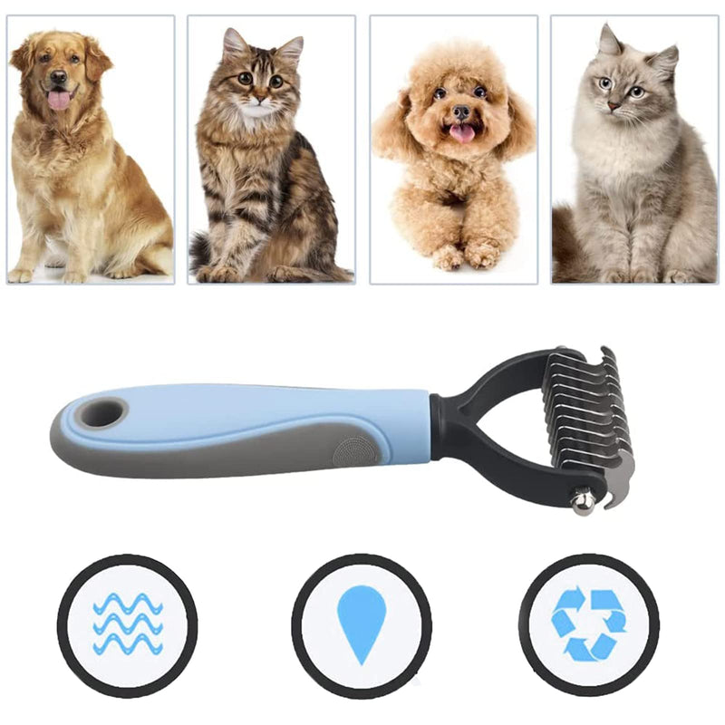 ZEACCT Undercoat brush for dogs, dog brush, cat brush for long hair, short hair, dogs, cats, brush, dog comb, cat comb, undercoat brush, undercoat rake, undercoat brush for long hair - PawsPlanet Australia
