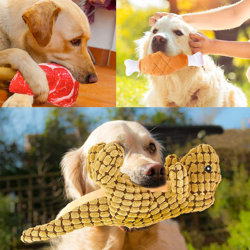 Dog Toys for Boredom, Puppy Chew Toys for Teething, Squeaky Dog Toys, Puppy Chew Toys, Teething, Training, Dog Gift Sets, Small Dog Rope Toy - 6PCS - PawsPlanet Australia