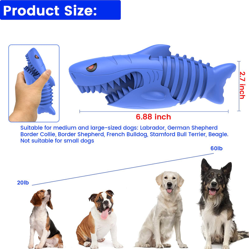 Morange Dog Chew Toy for Aggressive Chewers, Indestructible Dog Toys, Durable Dog Teeth Cleaning Chews Toys for Medium/ Large Dog - PawsPlanet Australia