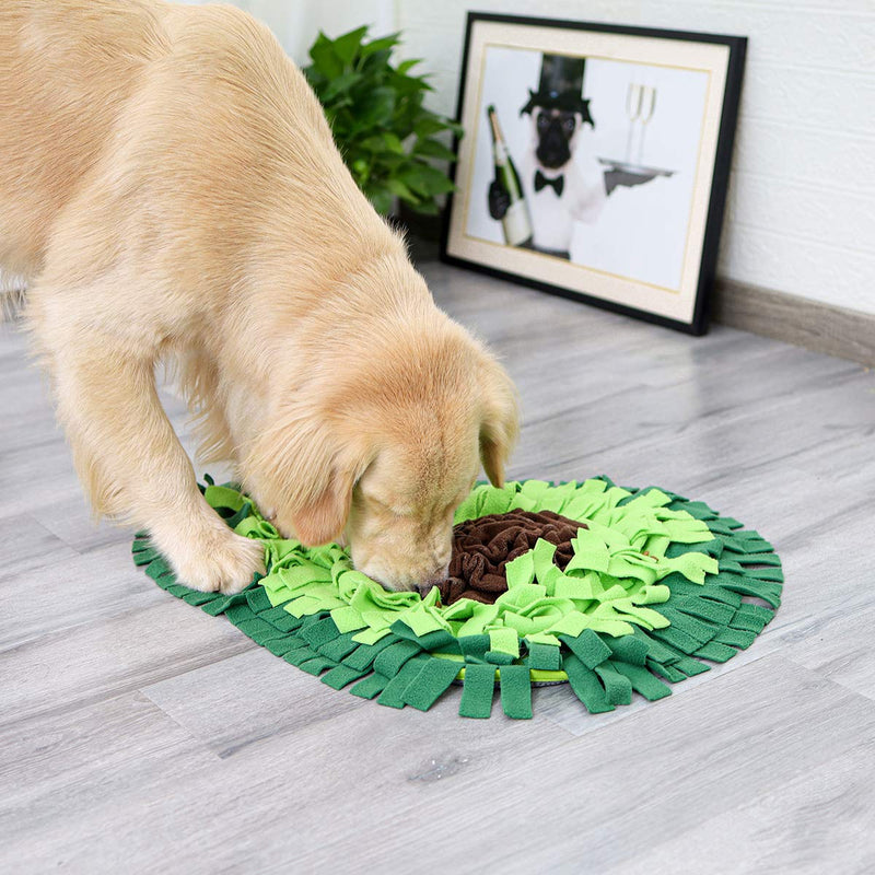 Homrich Dog Snuffle Mat,Pet Dog Feeding Mat Nosework Training Dog Slow Feeding Pad to Ncourages Natural Foraging Skills,Durable Interactive Dog Toys Interactive Food IQ Pet Puzzle Toy Stress Release - PawsPlanet Australia