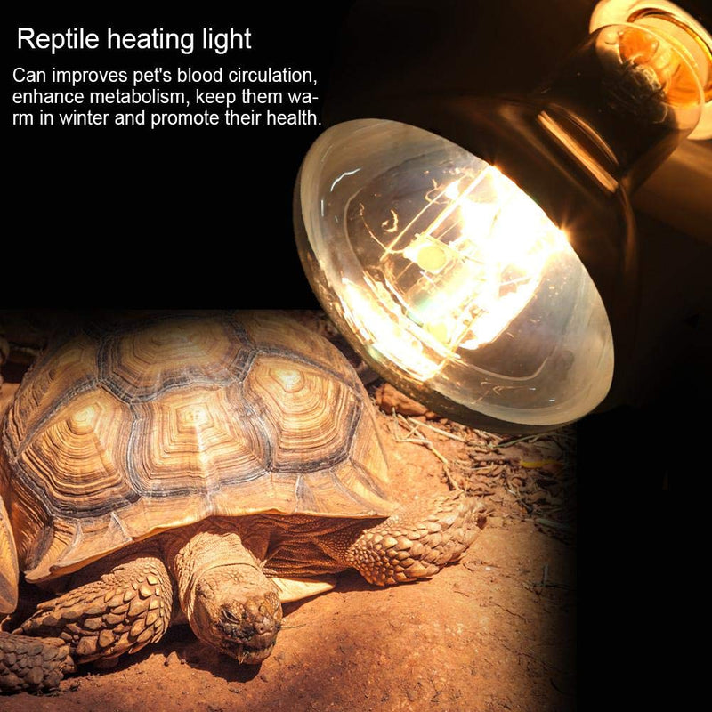 [Australia] - Semme UVA UVB Reptile Light, UVA UVB Reptile High Intensity Sun Simulating Bulb Lamp for Reptile and Amphibian Use 80w 