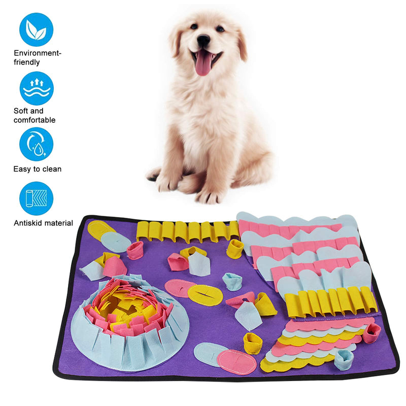 HomeMall Dog Sniffing Rug - Dog Toy Intelligence Sniffing Mat - Intelligence Toy for Dogs - Washable (50x70cm) - PawsPlanet Australia