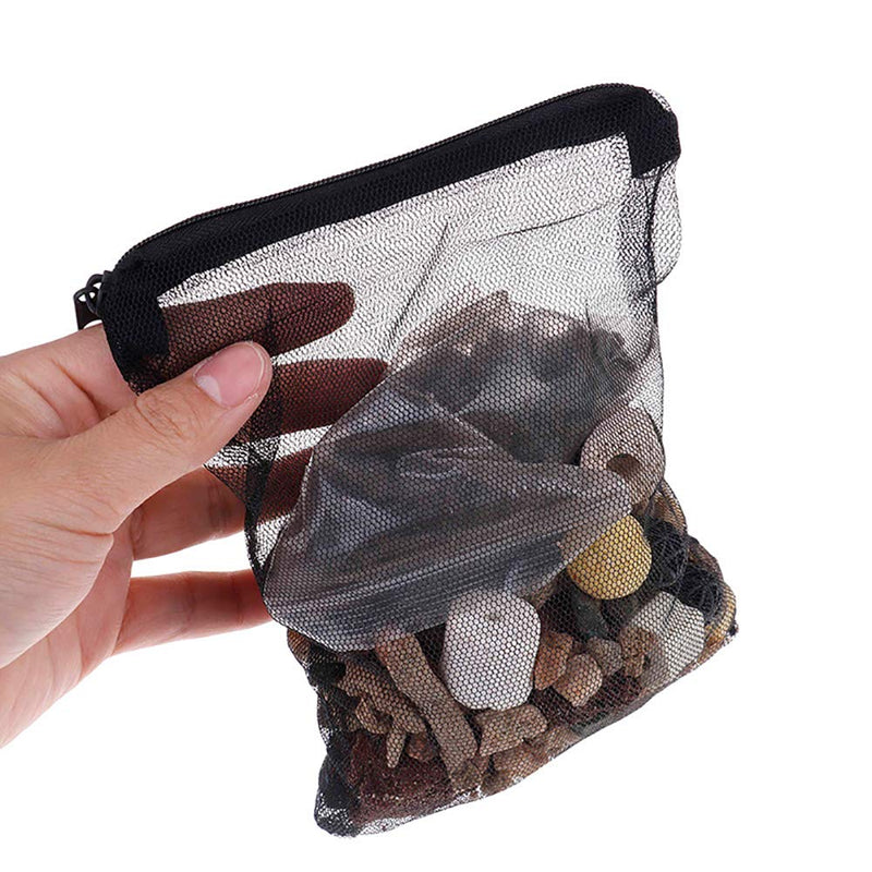 [Australia] - Aquarium Filter Bags, Aquarium Filter Mesh Bag with Zipper, Fish Tank Media Bag for Pellet Carbon, Bio Balls, Ceramic Rings, Ammonia Remover 20 Pack 