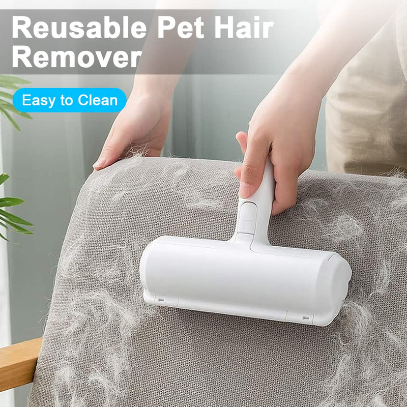 flintronic animal hair remover lint roller, lint roller for animal hair, lint roller for pet hair, lint brush, lint roller for dog hair, cat hair, reusable on sofa, clothing, carpet, furniture #1 blue - PawsPlanet Australia