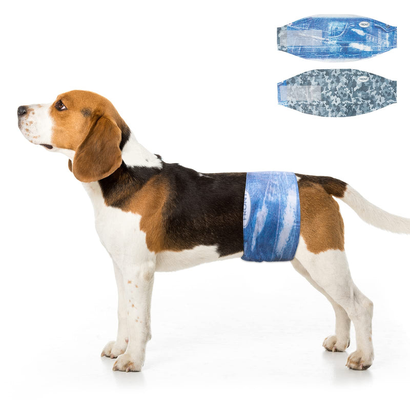 Dono Disposable Diapers for Male Dogs, Incontinence Wraps for Male Dogs, Pack of 24, Super Absorbent Leak-Proof Dog Belly Bands, Incontinence Problems, Excitable Urine, XS, S, M, L M-(45-63cm) - PawsPlanet Australia
