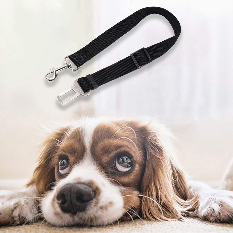 Dog Car Harnesses,Adjustable Dog Car Seat Belts,Use for Dogs,Cats,Pets,Black - PawsPlanet Australia