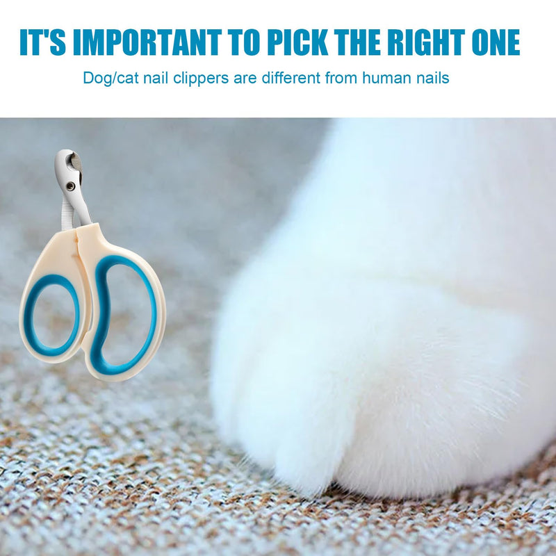 Professional Cat Claw Scissors Stainless Steel Cat Nail Scissors Claw Scissors Durable Cat Claw Cutter Cat Nail Clipper Nail Clippers for Cats for Small Dogs Puppies Cats Rabbits - PawsPlanet Australia