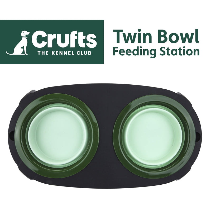 VFM - Pet Twin Travel Collapsible Portable Feeding Bowls - PawsPlanet Australia