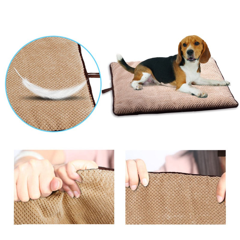 PAWISE Dog Mat for Dog Crate,Super Comfort Dog Crate Pad,Washable Dog Bed / Cat Bed,Dog Beds for Small/Medium/Large Dogs XS(21.6x15.7 inch) - PawsPlanet Australia