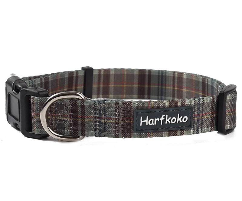 Pet Heroic Pet Dog Cat Collar with Grid Bow tie, Adjustable Plaid Pet Dogs Cats Comfortable Durable Bowtie Collars for Small Medium Large Dogs Cats in 3 Styles Coffee-plaid S - PawsPlanet Australia