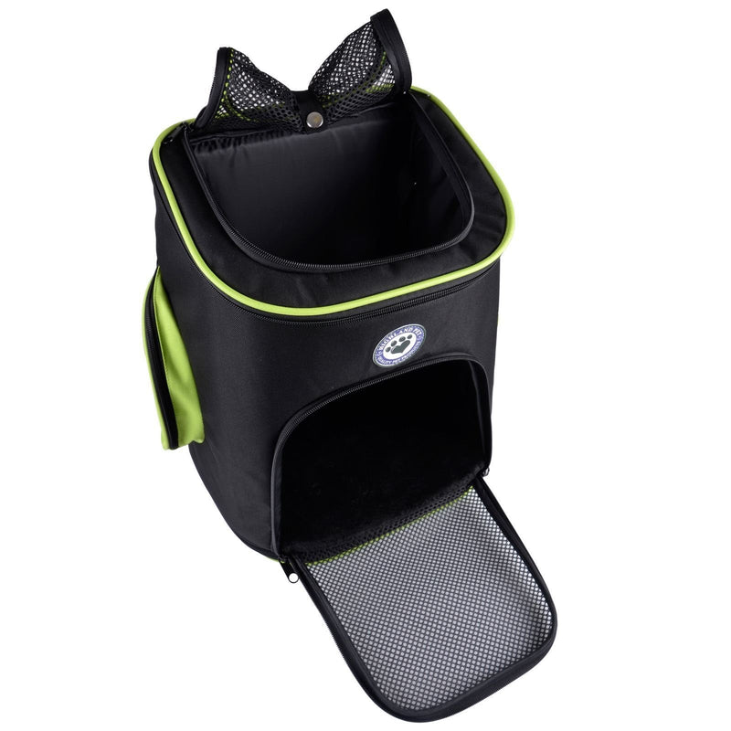 Pet Carrier Premium Travel Backpack Carry Bag Accessory Dog Cat Small Pets Kennel Cage For Bus Car Train Journey - PawsPlanet Australia