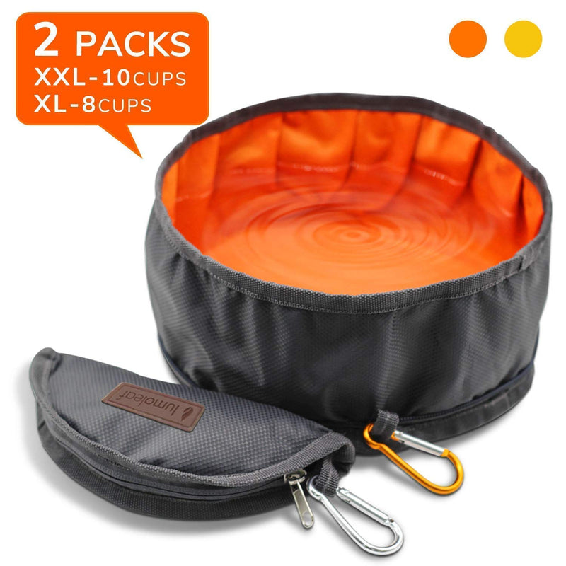 LumoLeaf No Spill Dog Water Bowl for Dogs+ Collapsible Dog Bowl, Portable Slobber Stopper Water Bowl for Traveling, Eco-Friendly Water& Food Feeder for Dogs/Cats/Pets. - PawsPlanet Australia