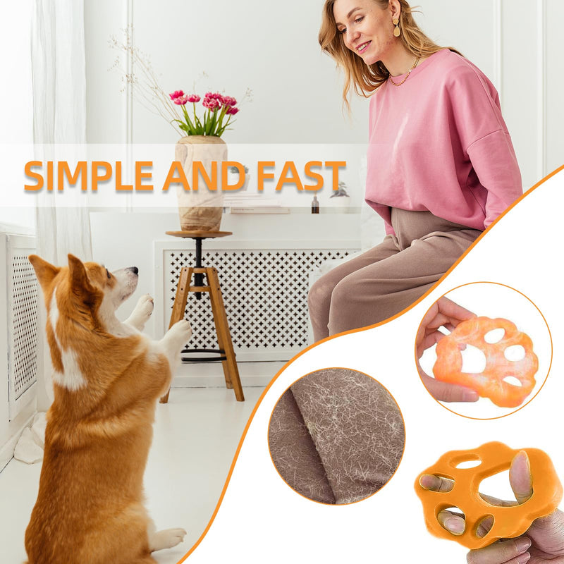 Dorzu 4 Pack Pet Hair Remover Washing Machine, Animal Fur Washer Catcher Hair Remover, Reusable Pet Hair Washing Machine Removing, Green1 - PawsPlanet Australia