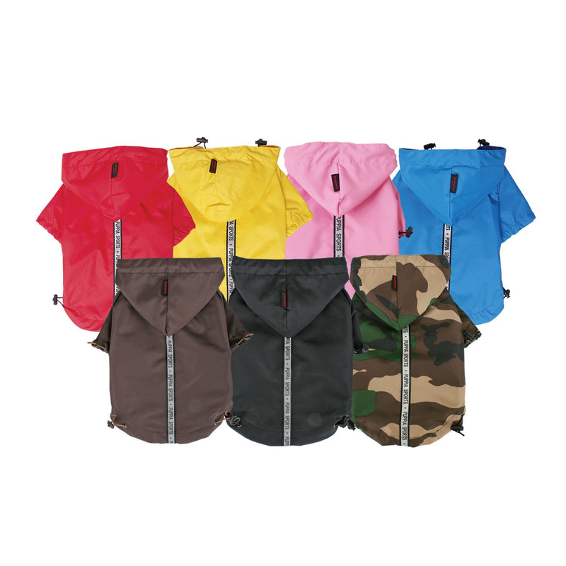 Puppia Base Jumper Raincoat For Dogs - Dog Jacket, Yellow - PawsPlanet Australia