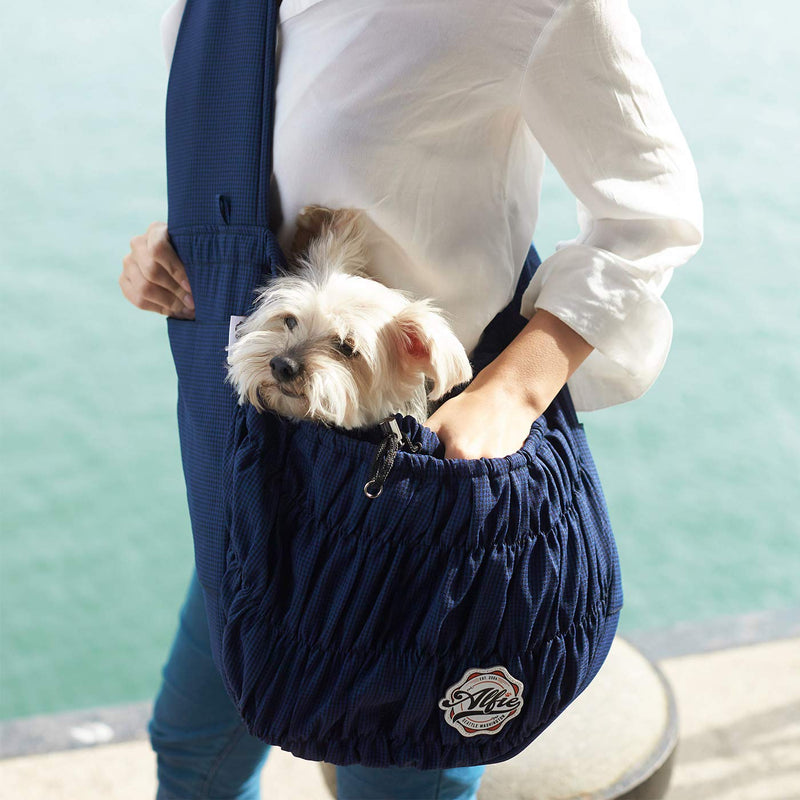 [Australia] - Alfie Pet - Tyler Pet 1-Sided Mesh Sling Carrier - Color: Navy 