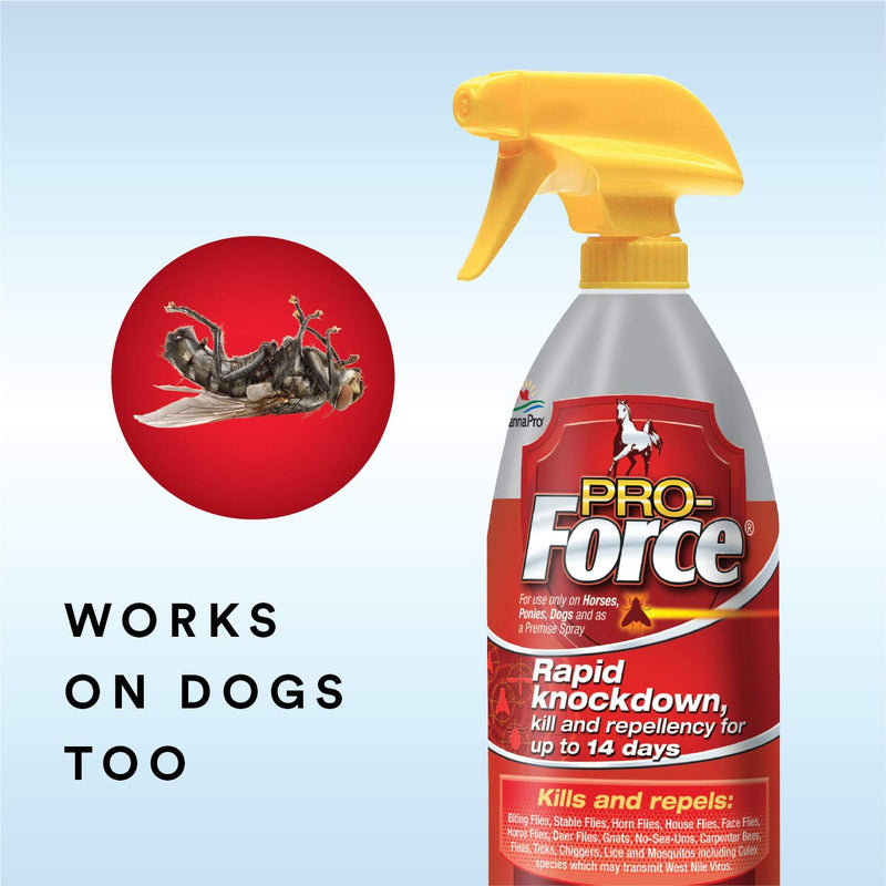 Manna Pro Opt-Force and Pro-Force Fly Spray Variety Pack, 32 Ounces (Pack of 2) - PawsPlanet Australia