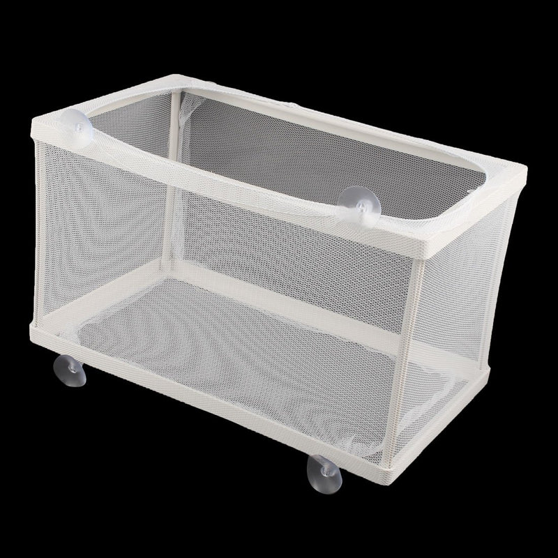 [Australia] - uxcell Nylon Mesh Fish Fry Hatchery Breeder Box Separation Net White 