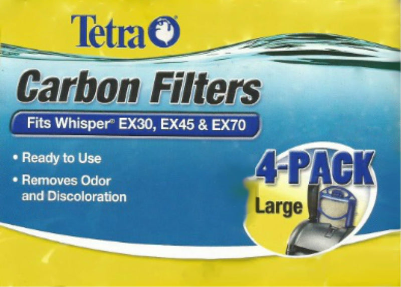 [Australia] - Tetra Whisper Ex Carbon Filter Large 4pk 